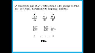 Empirical and Molecular Formula Calculations  IGCSE Chemistry  Dr Hanaa Assil [upl. by Sidras291]