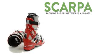 Scarpa Tornado Eco Alpine Touring Ski Boots For Men [upl. by Yllitnahc]