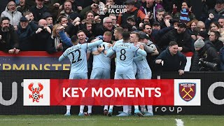 Kidderminster Harriers v West Ham  Key Moments  Fourth Round  Emirates FA Cup 202122 [upl. by Yantruoc]