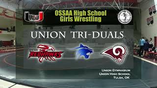 GIRLS WRESTLING vs Springdale Har Ber amp Owasso TriDual [upl. by Anitniuq42]