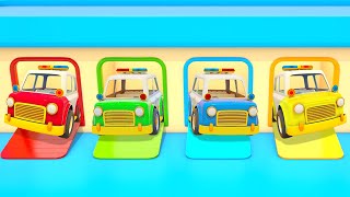 Car cartoons for kids Full episodes of Helper Cars cartoons for kids Learn colors for kids [upl. by Ellehcrad372]