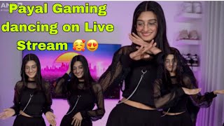 Payal Gaming Dancing on Live Stream 😍  3 Million Special payalgaming bgmi 3m [upl. by Blatt790]