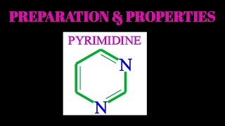 PYRIMIDINE SYNTHESISPREPARATION OF PYRIMIDINEPROPERTIES OF PYRIMIDINEBASIC NATURE OF PYRIMIDINE [upl. by Kath]