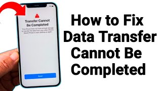 How to fix data transfer cannot be Completed on iPhone 1414pro14plus14proMax  Transfer Cannot [upl. by Edmonds837]