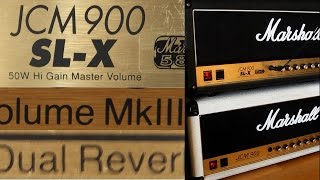 3 Versions of Marshall JCM900 Shootout  MkIII Vs SLX Vs Dual Reverb [upl. by Hamlen]