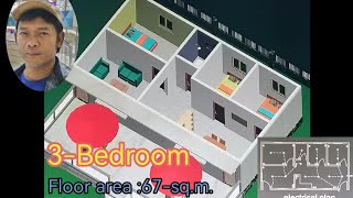 67sqm floor area 3Bedroom in the Philippines [upl. by Eterg499]