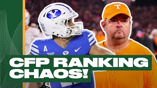 CFP Rankings Chaos What Happens to Tennessee  Week 13 College Football Predictions [upl. by Ojytteb]