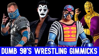 10 Dumbest 90s Wrestling Gimmicks In WWE and WCW [upl. by Cohberg]