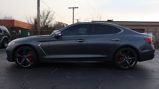 2020 Genesis G70 33T interior quality check Unintentional ASMR [upl. by Toney]