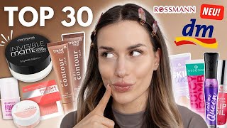 Die 30 BESTEN Produkte aus der Drogerie Makeup Must Haves [upl. by Risan]