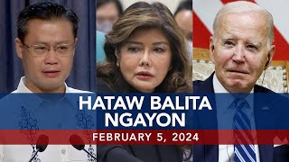 UNTV HATAW BALITA  February 5 2024 [upl. by Lap65]