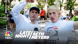 Talking Trump 2016  Late Night with Seth Meyers [upl. by Caddric]