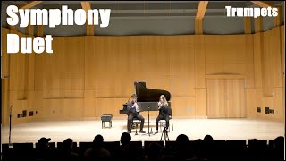 Petite Piece Concertante by Guillaume Malay  Trumpet Duet [upl. by Edecrem993]