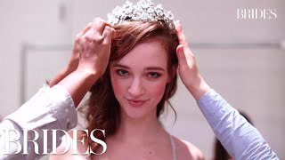 Hayley Paiges Wedding Dresses  Spring 2018  BRIDES [upl. by Otrebire]