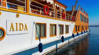 DAHABIYA AIDA SAILING THE NILE IN LUXOR AND ASWAN EGYPT ALWAYS YOUR SECOND HOME [upl. by Ciel]