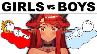 BOYS REALLY DO THIS  Reacting to Boys vs Girls Memes [upl. by Anabahs312]