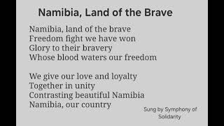 Namibia Land of the Brave Asian cover of the Namibian national anthem [upl. by Nuncia]