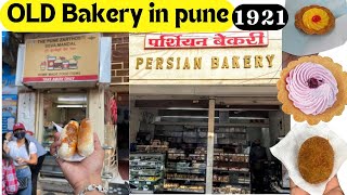 Persian Bakery100 year old bakery in Pune  Bakery Food Video  MG road Food Review  Pune Food [upl. by Hayne]