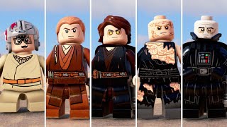 All Anakin Skywalker amp Darth Vader Characters in LEGO Star Wars The Skywalker Saga [upl. by Ericha]