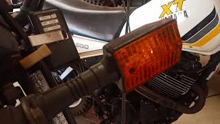 Battery Eliminator by Two Stroke Race Lab installed on a 1983 Yamaha XT550 [upl. by Acherman914]