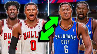 I Swapped Derrick Rose amp Russell Westbrooks Careers [upl. by Rekcut]