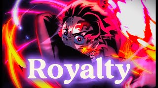 Demon Slayer AMV Royalty  2024 [upl. by Elahcim]