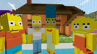 Minecraft Xbox  Survival Madness Adventures  The Simpsons Springfield 252 [upl. by Refanej359]