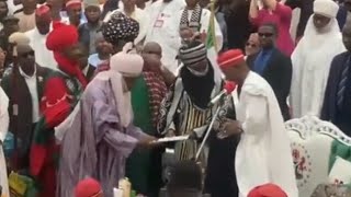 SANUSI LAMIDO REINSTALLED AS EMIR OF KANO [upl. by Tterrag]