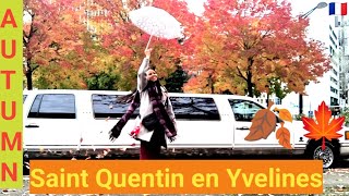 PARIS 2024 AUTUMN 🍂🍁 Saint Quentin en Yvelines Paris France 🇫🇷 October 2024 [upl. by Marjana]