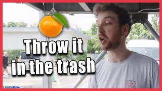 CDawgVA finally eats an orange for the first time he hates it [upl. by Yelyab551]