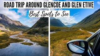 An Epic Drive through Glencoe and Glen Etive  Top Things To See and Do  Scotland UK [upl. by Gnep]