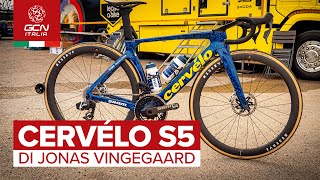 La Cervélo S5 di Jonas Vingegaard del Tour 2024  Biciclette dei Professionisti [upl. by Coridon33]