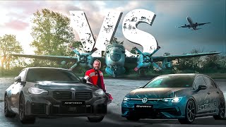 GOLF 8R 500ch VS M2 G87 780ch VS M3 G80 510ch DRAGRACE [upl. by Siul]