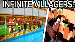 Minecraft EAISIEST Villager Breader Farm 🤯 Infinite villager [upl. by Acimot957]