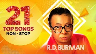 RD Burman  21 Top Songs Non  Stop  Piya Tu Ab To Aaja  Dum Maro Dum  Are Jane Kaise Kab [upl. by Rdnaskela]