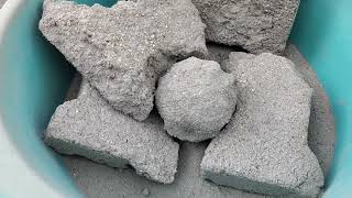 Asmr  crispy sand cement full dry crumbling [upl. by Ilarin68]