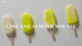 Silikomart recipes  LIME AND ALMOND MOUSSE [upl. by Ecniv]