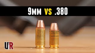 HeadtoHead 9mm vs 380 ACP for Self Defense [upl. by Philbrook]