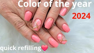 Quick Filling with Color of the Year for Beginners [upl. by Derron299]