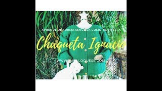 Chaqueta Ignacio 2 años [upl. by Langille]