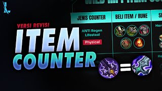 Item Counter di Wild Rift  Counter Heal Lifesteal Shield HP Penet Burst [upl. by Jamima]