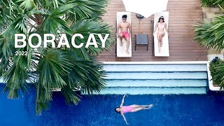 BORACAY VLOG 2022 🌴safety protocols island life cafe hopping [upl. by Hahseram]