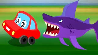 Scary Flying Shark Song Halloween Rhymes and Spooky Videos for Kids [upl. by Alasteir468]