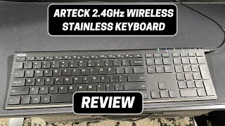 ARTECK Wireless Keyboard Review  Amazons Best Wireless Keyboard [upl. by Led]