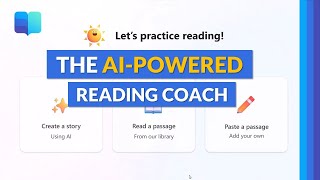 Microsoft Reading Coach  AI powered personalized reading practice [upl. by Sielen]