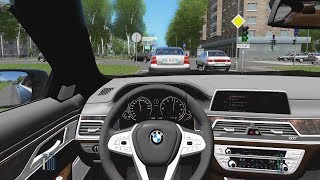 City Car Driving  BMW 750i G11  Fast Driving [upl. by Venditti]