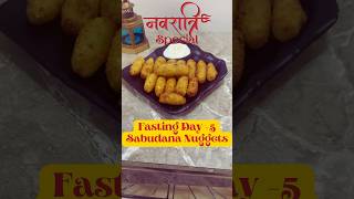 5 Minute Sabudana Nuggets Recipe for Navratri Fasting Day 5 [upl. by Nabroc]