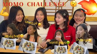 Eat fast amp win 2 plates momo food challenge at saramart📍 [upl. by Ennayoj946]