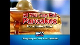 TV Commercial  IHOP Signature Pancakes  The All You Can Eat Pancakes are Back [upl. by Altis]