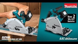 Makita DSP600 18Vx2 165mm Plunge Cut Circular Saw [upl. by Nylzzaj]